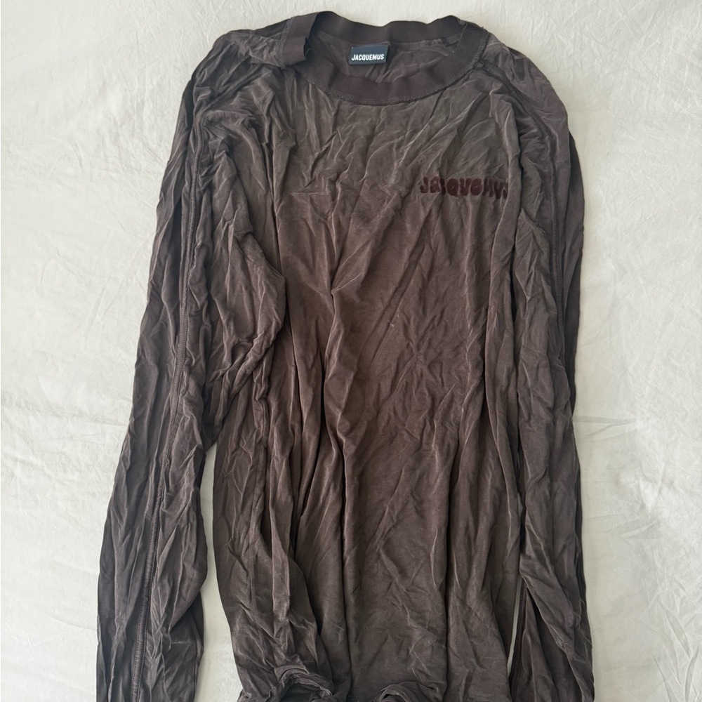 Jacquemus Brown Long Sleeve Tee